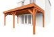 Aanbouwveranda Ancona 600x390x260cm (bxdxh)