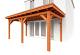 Aanbouwveranda Lucca 555x325x260cm (bxdxh)