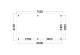 Buitenverblijf Siena 705x415x250cm (bxdxh)