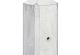 Beton eindpaal lichtgewicht Amstel 10x10x280cm wit/grijs glad met diamantkop