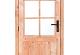 Deur 100x205cm enkel LD 8-ruits red class