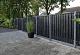 Beton tussenpaal IJssel 10x10x280cm antraciet glad met diamantkop