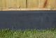 Onderplaat 3,5x24x180cm glad antraciet gecoat voor sleufpaal