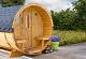Saunabarrel Thermo wood Ø190cm 250cm lang
