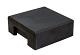 Beton afdekpet vlakke kop 14x14x5cm zonder uitsparing antraciet gecoat