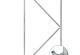 IJzeren deurframe 155x120cm gegalv verstelbaar scharnier 3 ogen