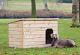 Hondenverblijf Teckel 130x93x97cm vuren