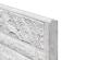 Rotsmotiefplaat 4,8x26x184cm wit/grijs met mes en groef