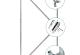 IJzeren deurframe compleet 155x110cm incl 2 ogen+2 duimen+luxe inbouwslot rvs