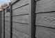 Beton eindpaal Zaan houtstapel E-sleufpaal 10x10x275cm antraciet gecoat vlakke kop
