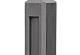 Beton eindpaal Hunze 10x10x145cm antraciet diamantkop voor 2x glad of motiefplaat