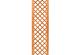 Trellis 40x180cm diagonaal hardhout met rechte lijst