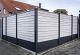 Romeins rotsmotiefplaat 4,8x26x184cm antraciet gecoat met mes en groef