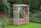 Openhaardhout berging 180x50x180cm grenen