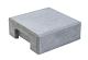 Beton afdekpet vlakke kop 14x14x5cm tussenmodel wit/grijs
