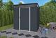Metalen berging Emerald 148x199x199cm enkele deur