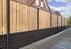 Beton eindpaal Geul 10x10x280cm antraciet gecoat glad met diamantkop