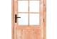 Deur 100x205cm enkel RD 6-ruits red class