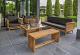 Loungeset Riverside bijzet bankje 110x35x45,5cm teak