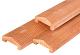Afdeklat 180cm red class tbv rechte schermen 3 planks tussenruimte