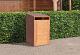 Containerberging enkel 75x75x135cm hardhout