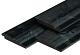Rabat halfhouts 1,9x14,5x300cm zwart zweeds vuren