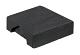 Beton afdekpet 14x14x5cm zonder uitsparing antraciet gecoat met diamantkop