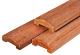 Afdeklat piramide 180cm (3-planks) hardhout voor recht scherm