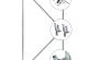 IJzeren deurframe compleet 155x90cm incl 2 ogen+2 duimen+luxe inbouwslot rvs