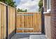 Beton tussenpaal IJssel 10x10x280cm antraciet glad gecoat met diamantkop