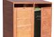 Containerberging dubbel 150x75x135cm hardhout