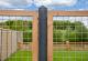 Gaaselement 180x90cm douglas + houten kader 4,5x7cm mw 7,5x7,5cm