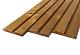 Thermisch gemodificeerd vuren dubbel rhombusprofiel 2x14x510cm geschaafd
