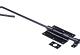 Staartgrendel zwart zwaar ø16 - 125x85mm