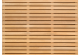 Tuinscherm Prinsenbeek (Rhombusprofiel) 180x180cm recht hardhout kunstmatig gedroogd