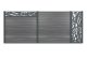 Boston Decopaneel Hera horizontaal zwart 30x175cm dikte 2mm RAL9005