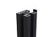 Boston alu H paal 7,5x7,5x190cm incl. alu afwerkingsprofiel 0,4x2,4x190cm RAL9005