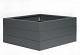 Bloembak modulair 120x120x42cm antraciet