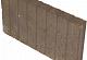 Quadrobandpalissade 8x25x100cm bruin
