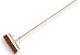 Straatbezem natuurvezel 45cm incl. steel en houder