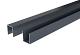 Boston alu versterkt profiel 2,5x3,5x175cm RAL7016
