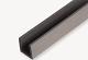 DF klein u-profiel stone grey 2,7x3,5x202cm