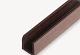 DF klein u-profiel tropical brown 2,7x3,5x202cm