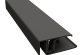 Durasid tweedelig randprofiel alu - (quartz+gp) 300cm