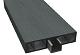 DF plank voor omheining graphite black 180x12x2,7cm