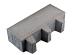 Hydro lineo XL 30x60x16cm 25% grijs