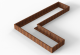 Bloembak module+ l-vorm 90x360x270x28cm