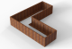 Bloembak module+ l-vorm 90x270x270x56cm