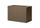 Bloembak vlak  30x60x60cm supra bruin