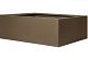 Bloembak vlak  210x300x40cm supra bruin